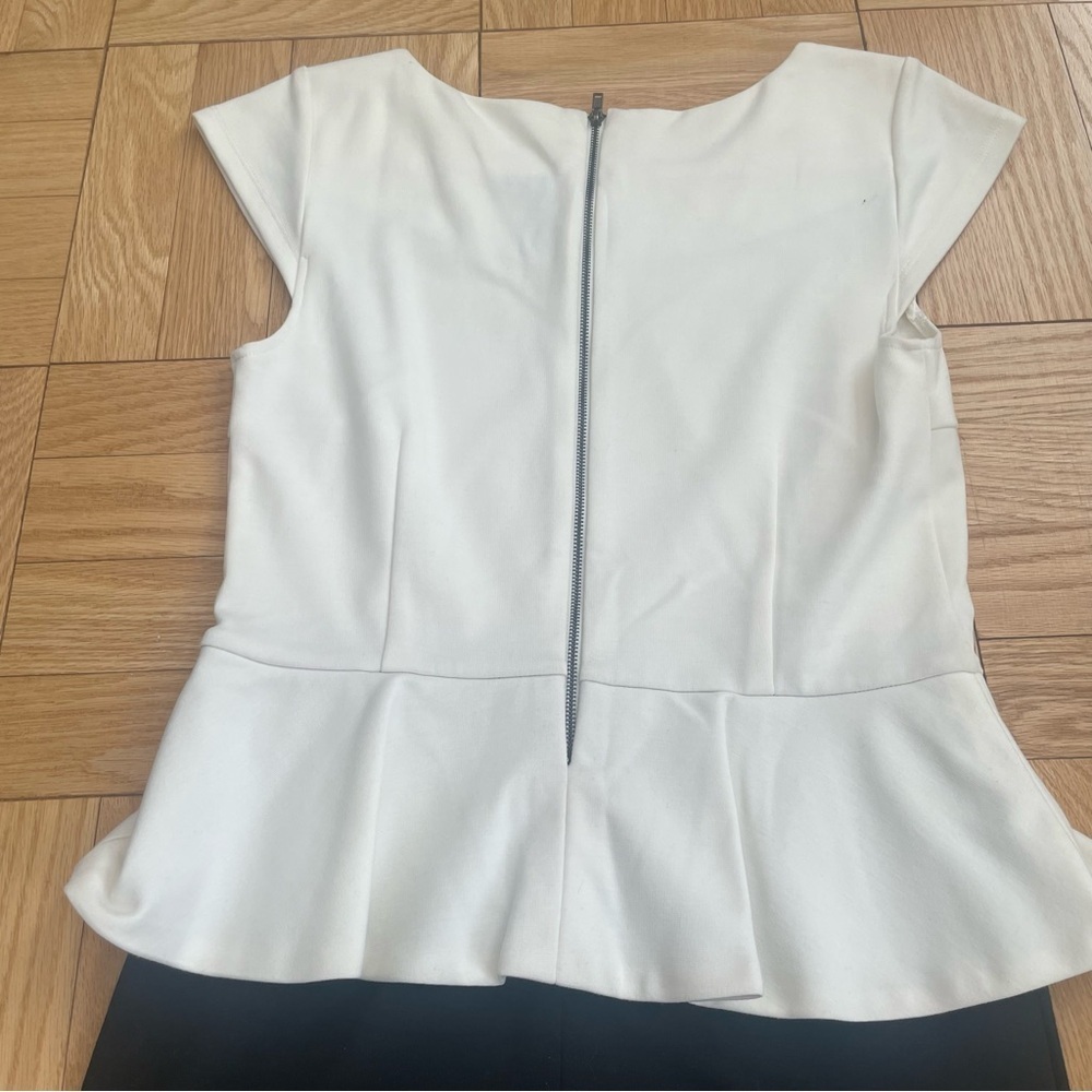 5|48 Peplum Dress XS - Black & White - Picture 4 of 7